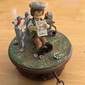 Thorens movement Oh what a beautiful morning, plays music, made in Switzerland